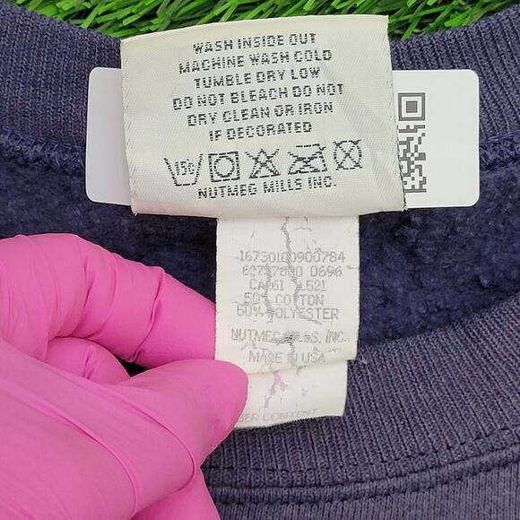 Vintage 1996 Denver Broncos Sweatshirt Medium 22x25 Sun-Faded - Picture 11 of 16